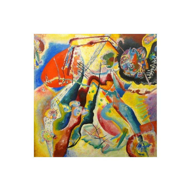 800x800 Painting With Red Spot 1914 By Wassily Kandinsky - Painting With Red