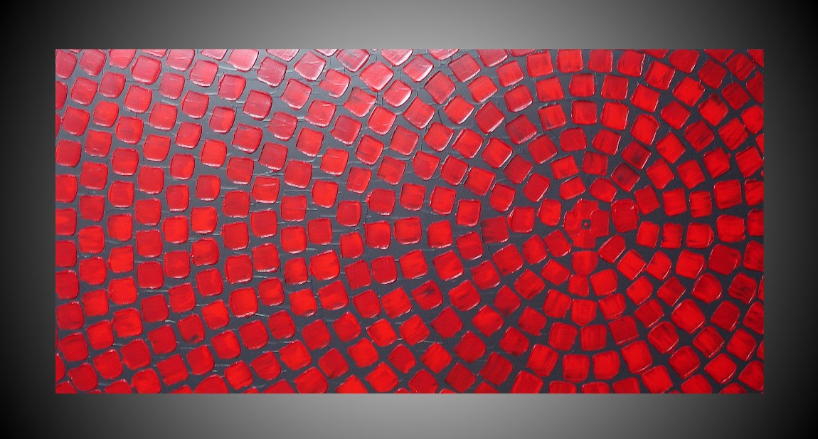 1150x617 Acrylic Painting Wall Art Abstract Painting Wall Decor Red - Painting With Red