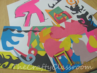 320x240 Matisse Art Project For Kids - Painting With Scissors