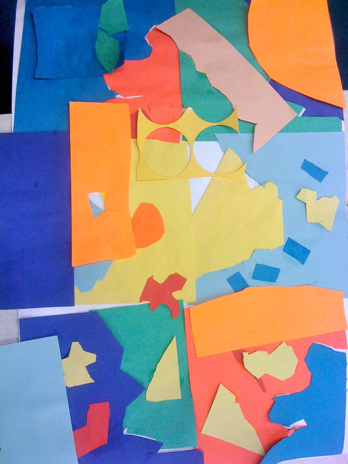 1200x1600 Painting With Scissors Winter Matisse Collage Art Project Ideas - Painting With Scissors