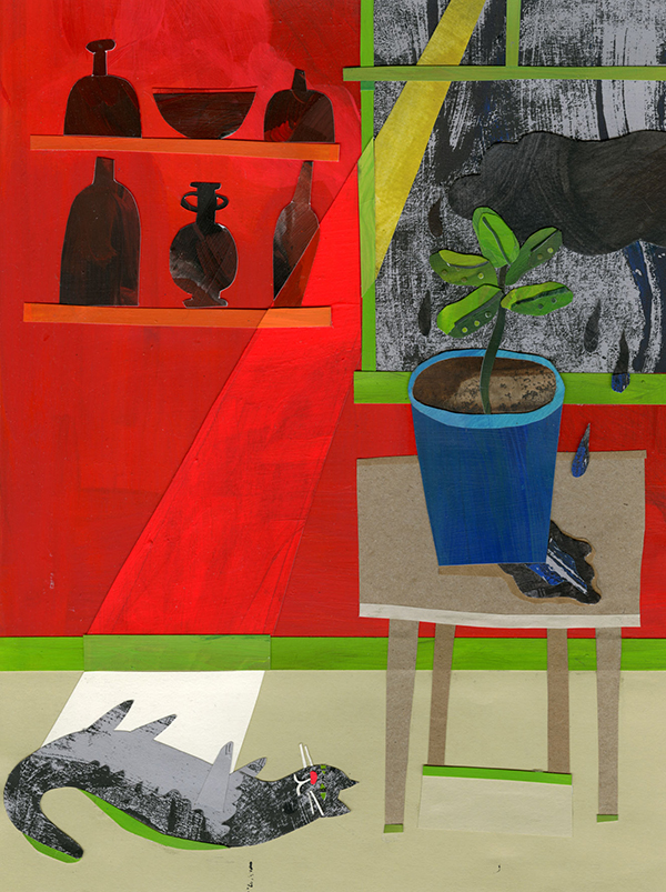 600x803 Six Unique Paper Collage Techniques For You To Try - Painting With Scissors