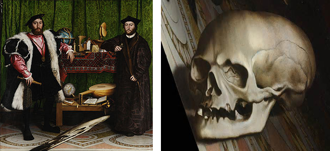 648x296 News Michael Reedy Portfolio Drawings Paintings - Painting With Skull