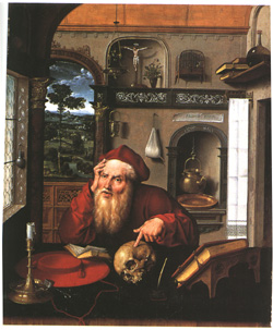 250x303 The Skull - Painting With Skull