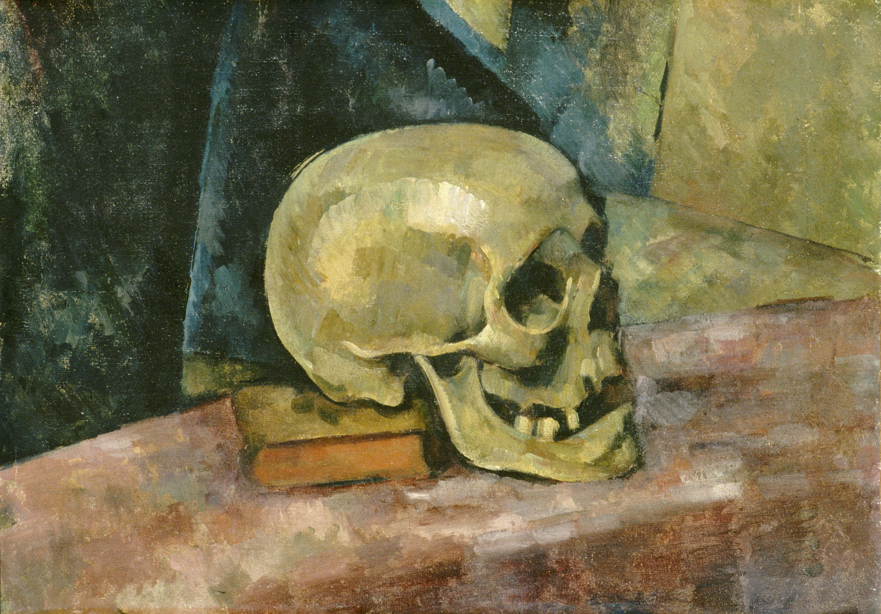 3000x2090 Filecezanne - Painting With Skull