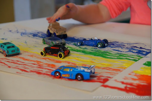 Painting With Toy Cars at PaintingValley.com | Explore collection of ...