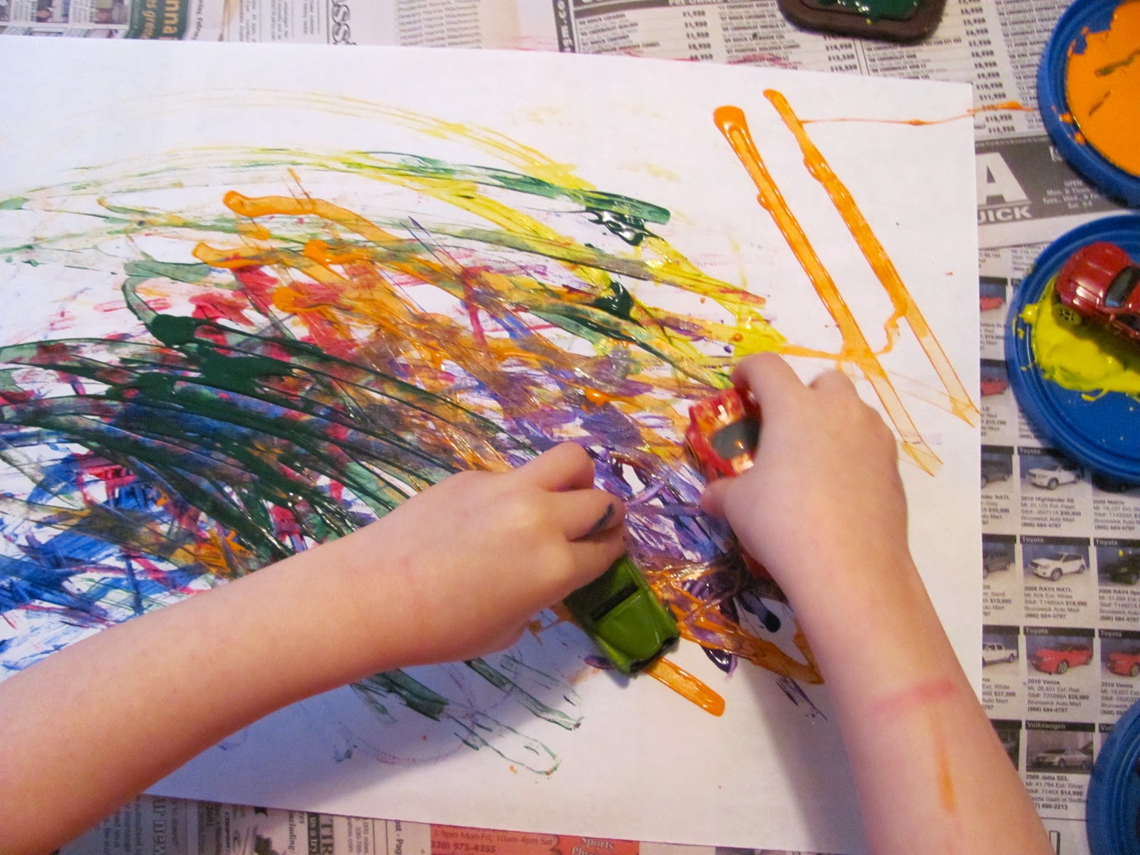 1600x1200 - Painting With Toy Cars