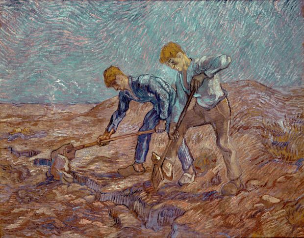 620x484 Why Would A Dissolute Rebel Like Paul Gauguin Paint A Nativity - Painting With Two Fingers Touching