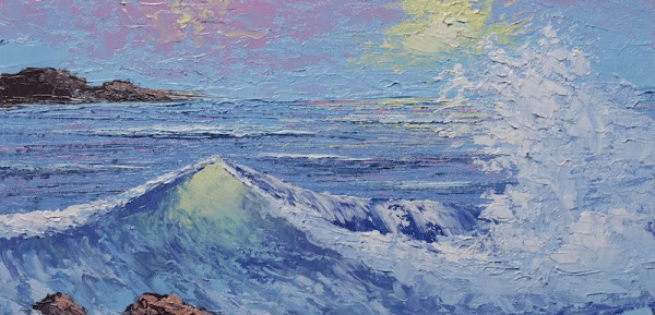 600x289 How To Paint Waves In Oil - Painting With Waves