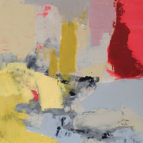 500x501 Movement And Light Paintings By Donna Bruni - Painting With Yellow