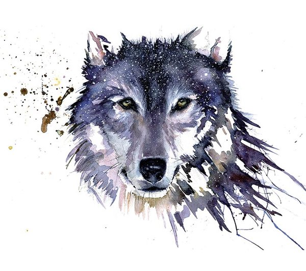 600x532 Art Group - Painting Wolf