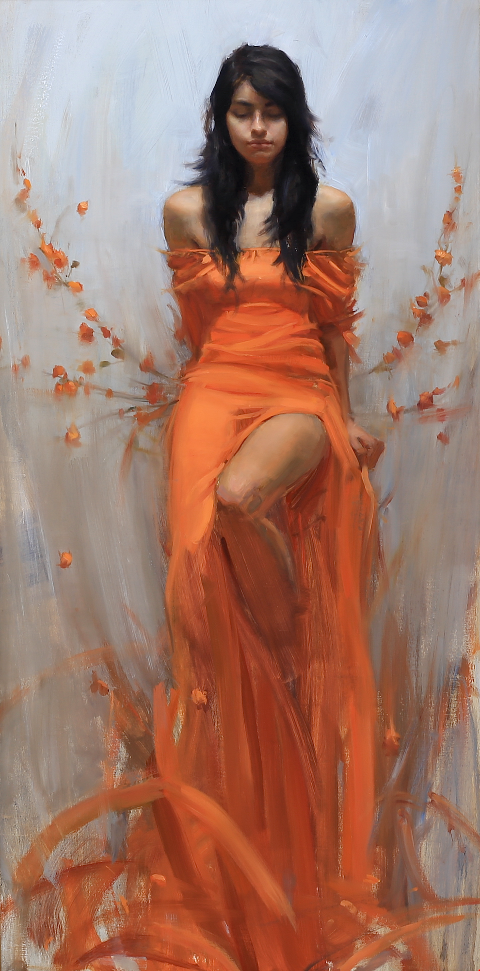 990x2000 June's Ascension - Painting Woman