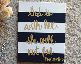 340x270 Hand Lettering Bible Verse Canvas Painting Canvas Wall Hanging - Painting Words On Canvas