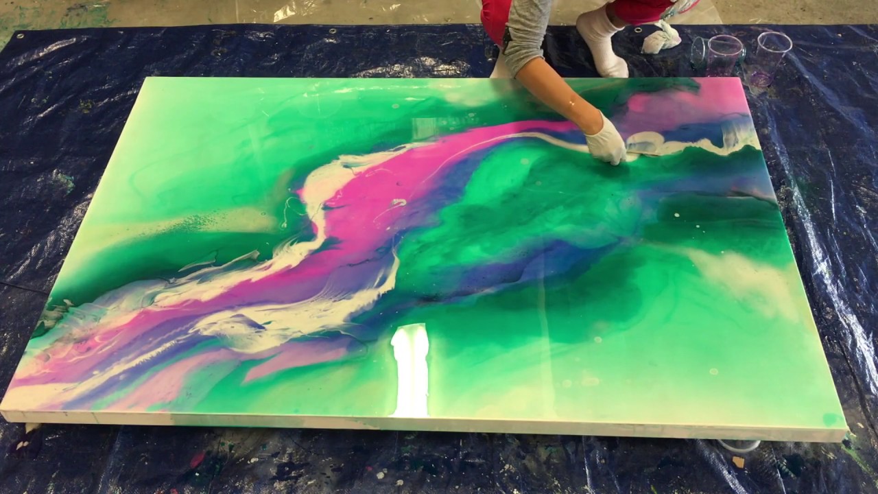 1280x720 Resin Painting - Painting Work