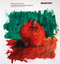 236x252 Art Worksheets Apple Painting, Art Worksheets And Brush Strokes - Painting Worksheets