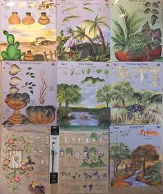 236x281 Details About Donna Dewberry One Stroke Painting Landscape - Painting Worksheets