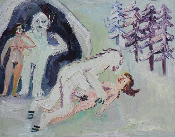 599x468 Sex With A Yeti Poster By John Kilduff - Painting Yeti