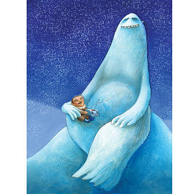 400x400 Yeti Painting By Steve Morrison - Painting Yeti