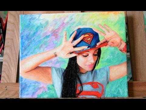 480x360 Painting Superwoman Cho Drawings - Painting Youtube