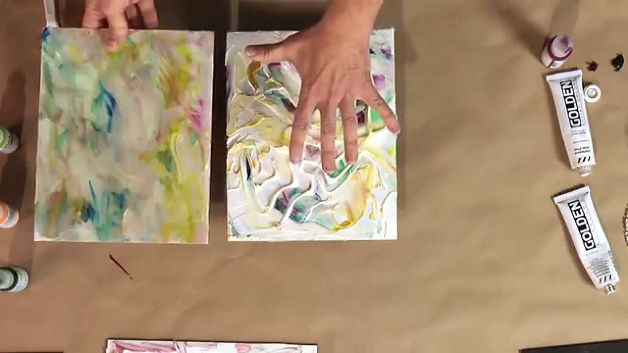 1280x720 Acrylic Painting Effects With Interference Paints - Painting Youtube
