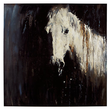 364x364 Horse In The Rain Canvas Art By Type Art Z Gallerie - Painting Z