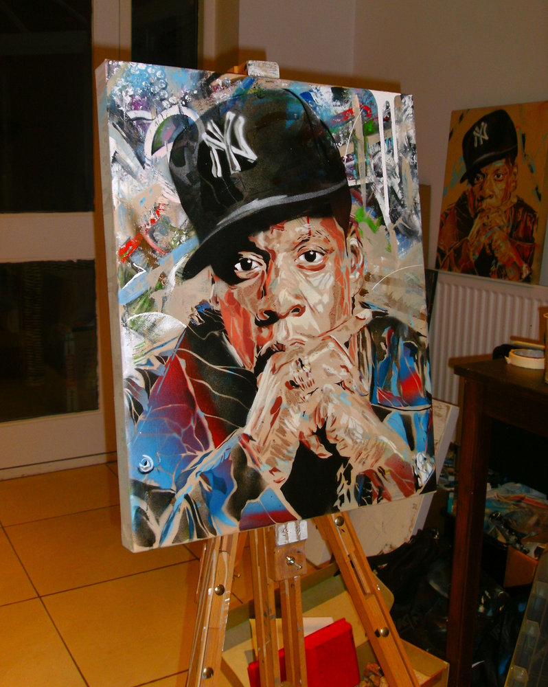 798x1000 Jay Z Painting By Artbydavidc - Painting Z