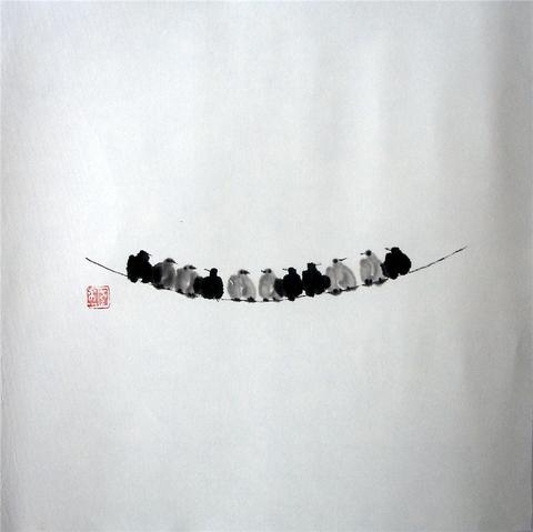 480x479 Chinese Culture Zen,academic,fight With Dog,chinese Painting - Painting Zen