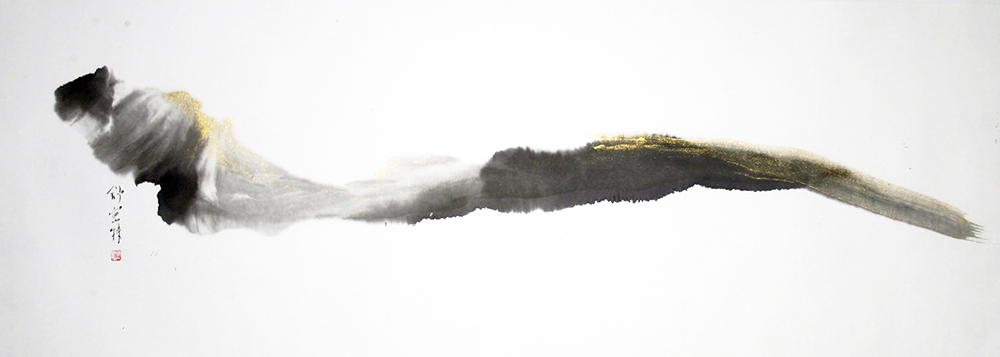 1000x357 One Stroke Splash Zen Laughing Waters Studio - Painting Zen