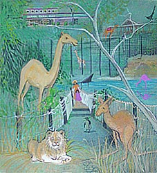 227x250 The Art Of P. Buckley Moss - Painting Zoo
