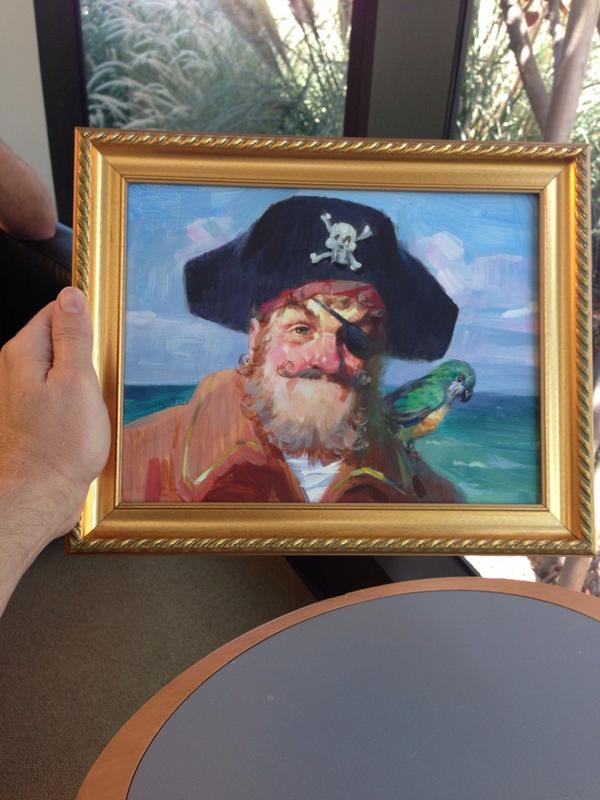 600x800 They Found The Original Painty The Pirate - Painty The Pirate Painting