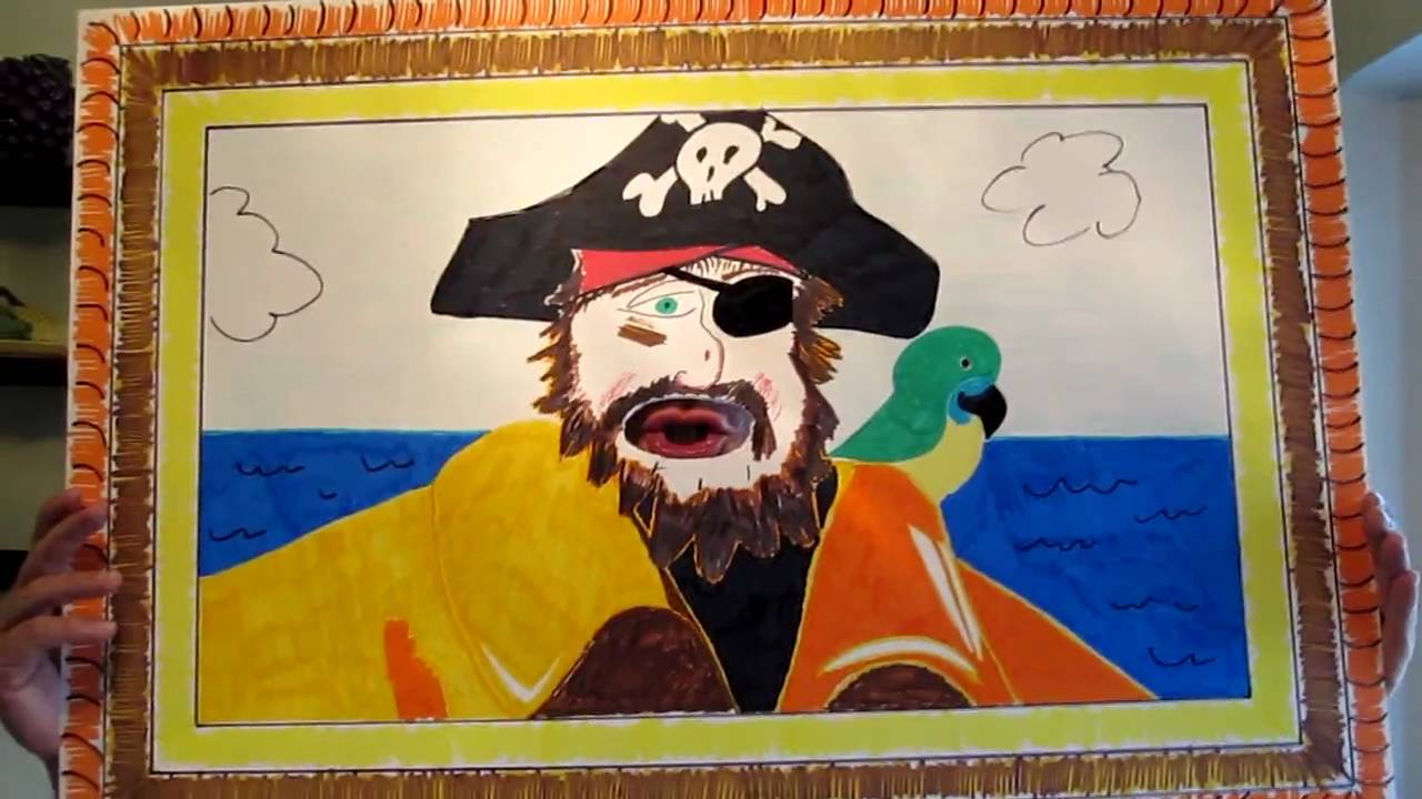 Painty The Pirate Painting At PaintingValley.com | Explore Collection ...