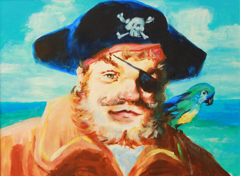 818x600 Other Art - Painty The Pirate Painting