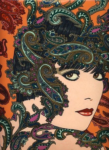 439x604 Paisley Painting By Richard Laeton - Paisley Painting