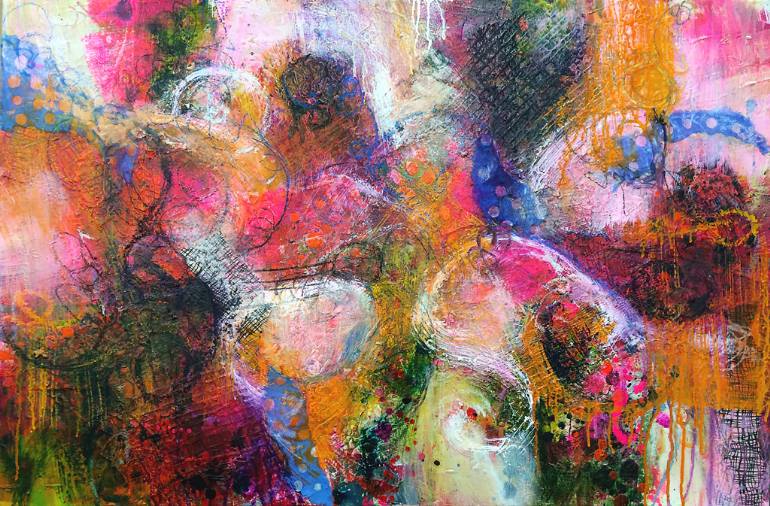 770x506 Saatchi Art Almost Paisley Painting By Jane Johnson - Paisley Painting