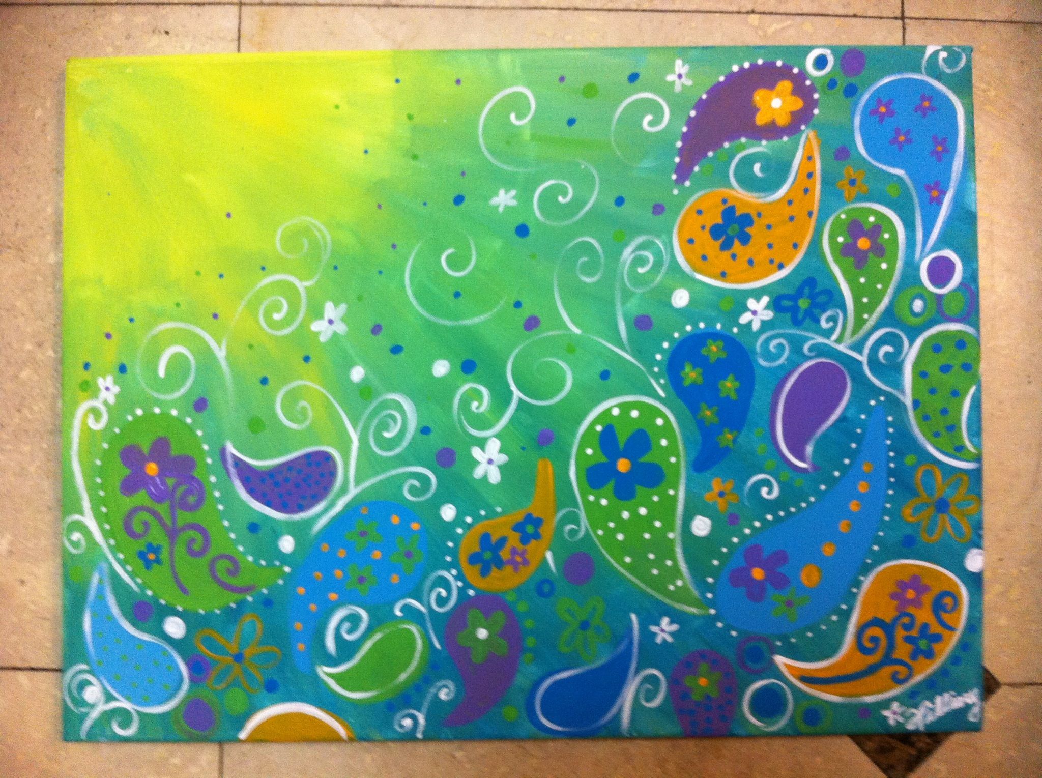 2048x1529 Paisley Canvas Painting Ideas Paisley Painting. Canvas Ideas - Paisley Painting