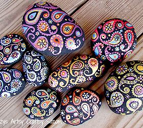 280x250 Painted Paisley Stones Hometalk - Paisley Painting