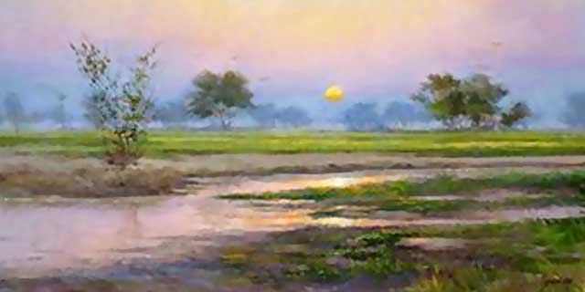 640x320 Paintings Exhibition By Ajab Khan - Pak Painting