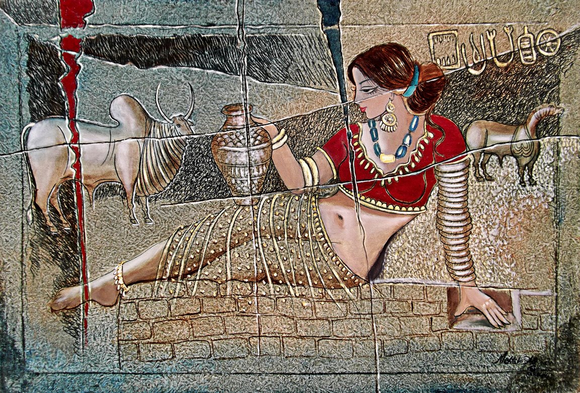 1152x782 Paintings Exhibtion By Mehtab Ali - Pak Painting