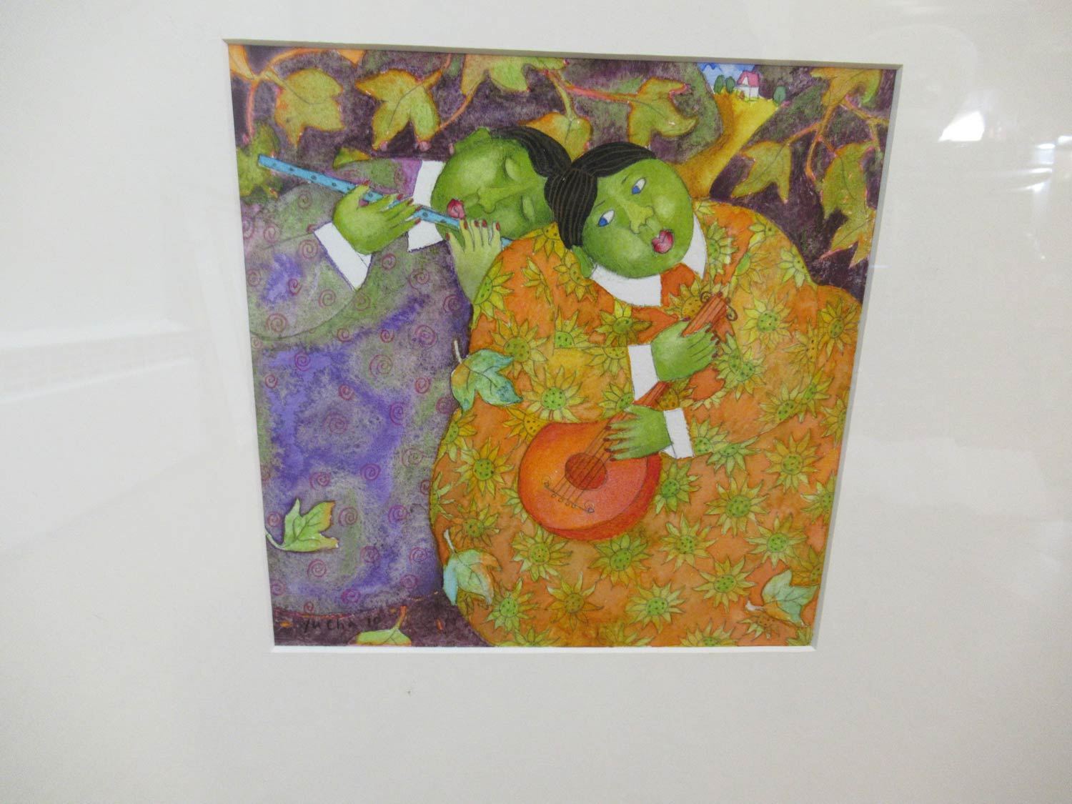 1500x1125 Watercolor Painting By Yu Cha Pak - Pak Painting