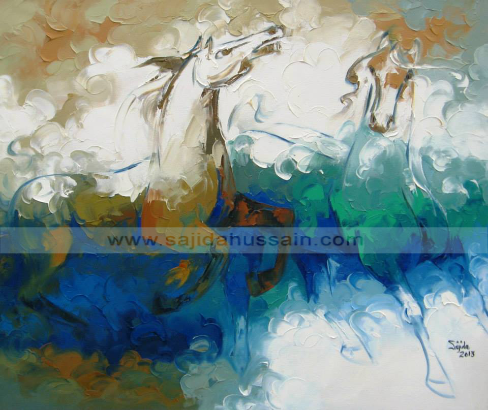 960x807 Fine Artist Of Pakistan Oil Paintings, Modern Pakistani Art - Pak Painting