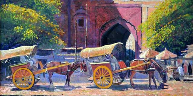 640x320 Group Exhibition Of Paintings - Pak Painting