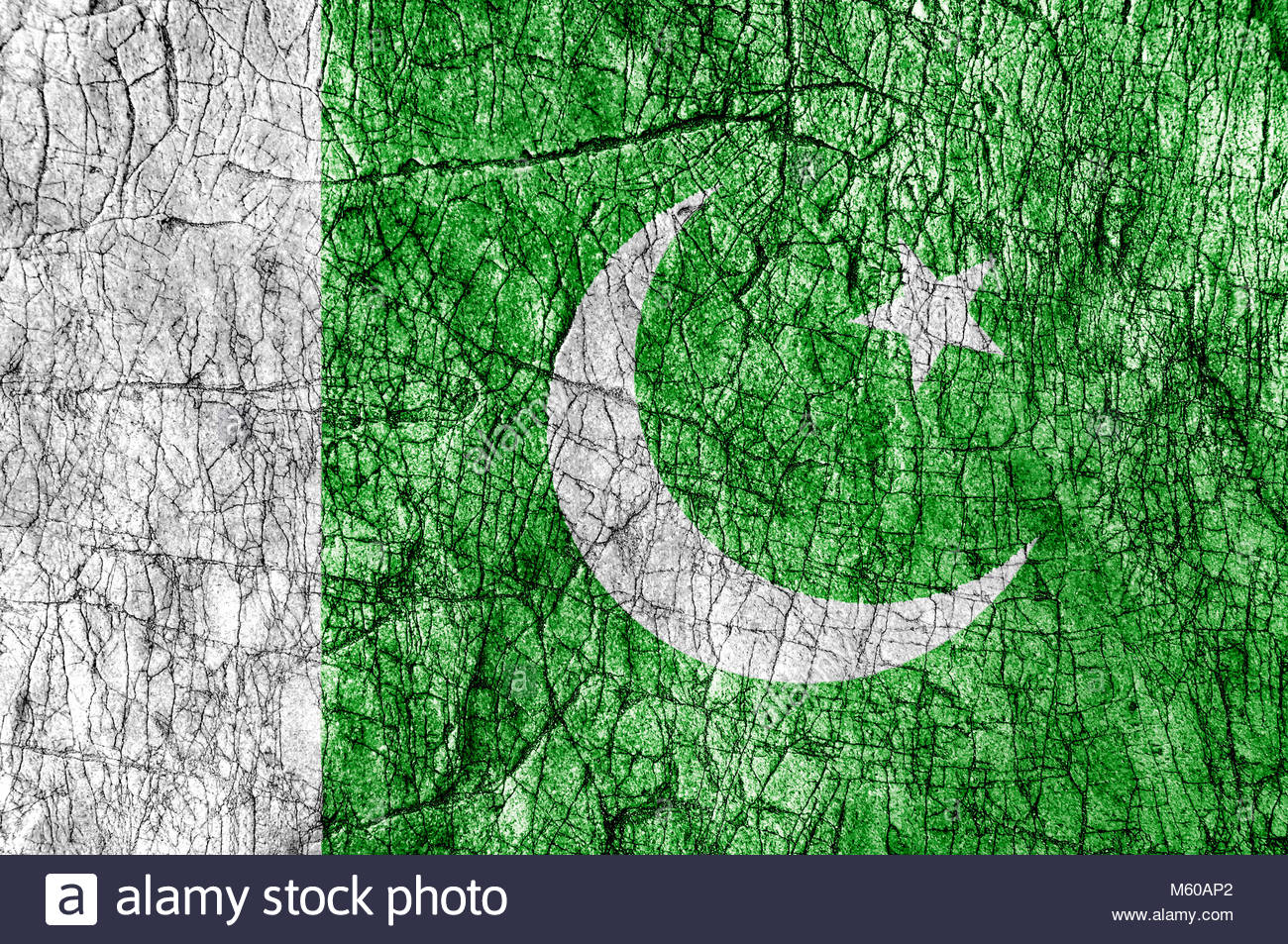 1300x953 Painted Flag Pakistan Stock Photos Amp Painted Flag Pakistan Stock - Pakistan Flag Painting