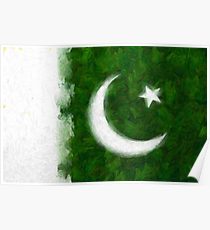 210x230 Pakistani Flag Posters Redbubble - Pakistan Flag Painting