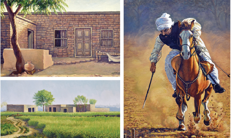 800x480 Paintings Inspired By Pakistani Landscapes Exhibited - Pakistani Painting