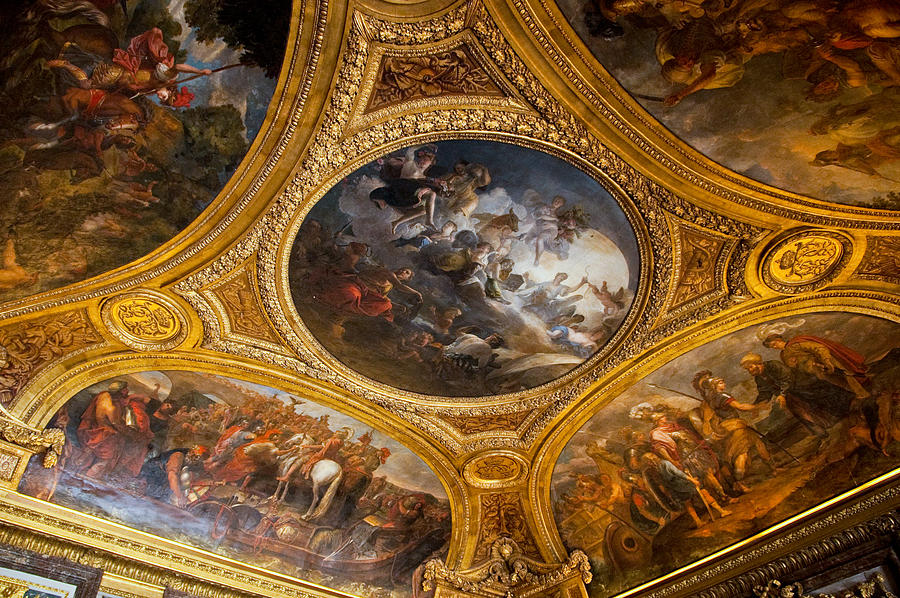 900x598 Palace Of Versailles Ceiling Photograph By Jon Berghoff - Palace Of Versailles Painting