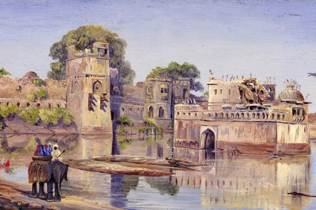 1100x733 Padmini Palace Painting - Palace Painting