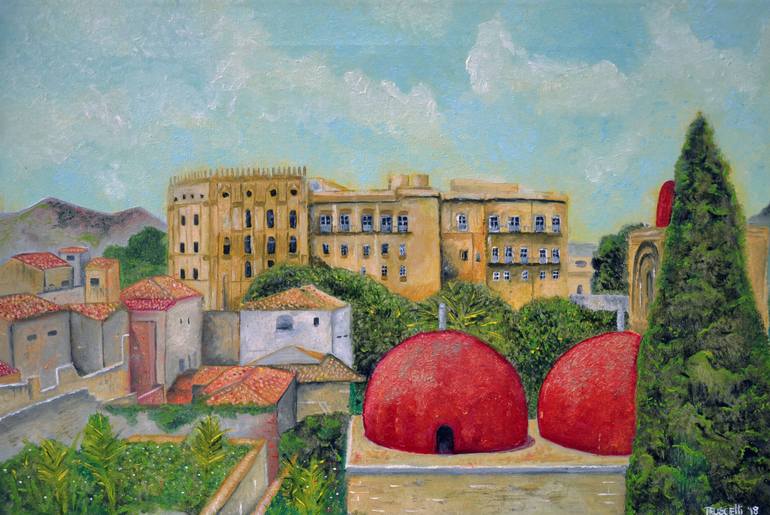 770x515 Saatchi Art Palace Of The Normans (Views Of Palermo) Painting By - Palace Painting