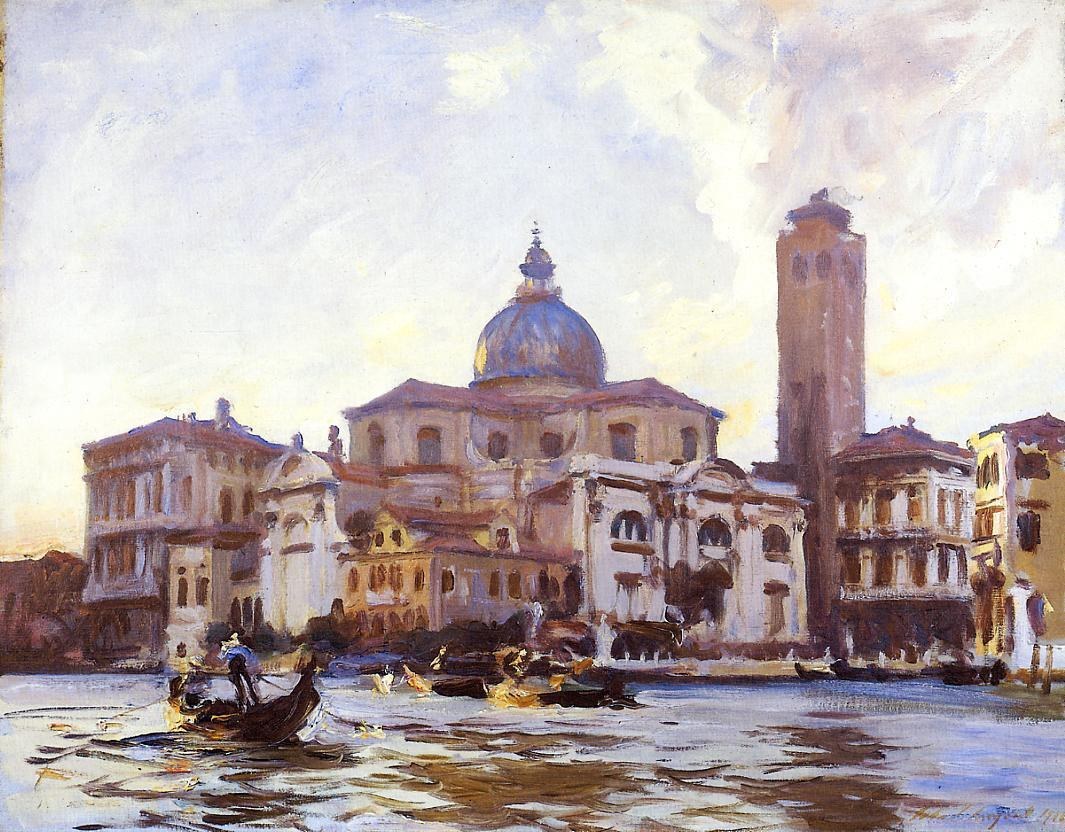 1065x832 John Singer Sargent Palazzo Labia And San Geremia Venice Painting - Palazzo Painting