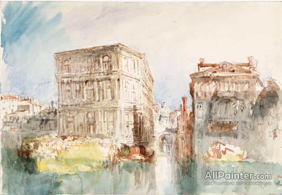 900x623 Joseph Mallord William Turner Venice, Palazzo Grimani - Palazzo Painting