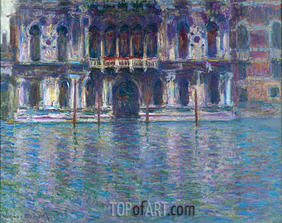 400x317 Palazzo Contarini Monet Painting Reproduction 10654 Topofart - Palazzo Painting