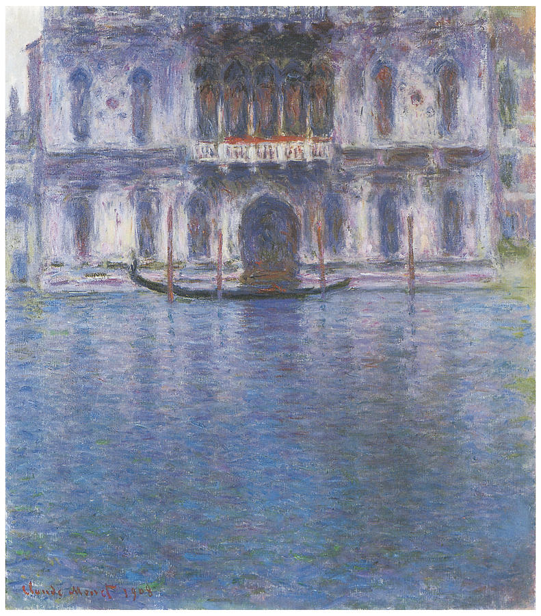 791x900 Palazzo Contarini Venice Painting By Claude Monet - Palazzo Painting